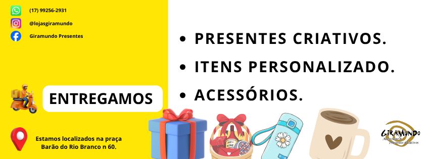 GIRA MUDO PRESETES E ACESSORIOS